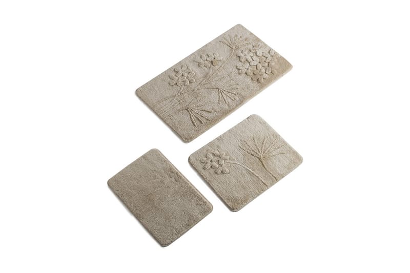 Chilai Home by Alessia Badematte Sett med 3 - Multi - Tekstiler - Tepper & Matter - Baderomsmatte