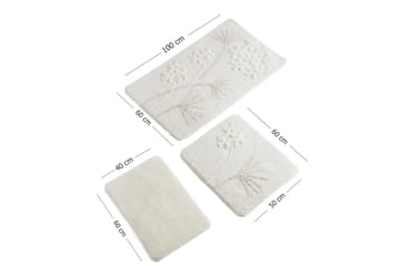 Chilai Home by Alessia Badematte Sett med 3 - Multi - Tekstiler - Tepper & Matter - Baderomsmatte