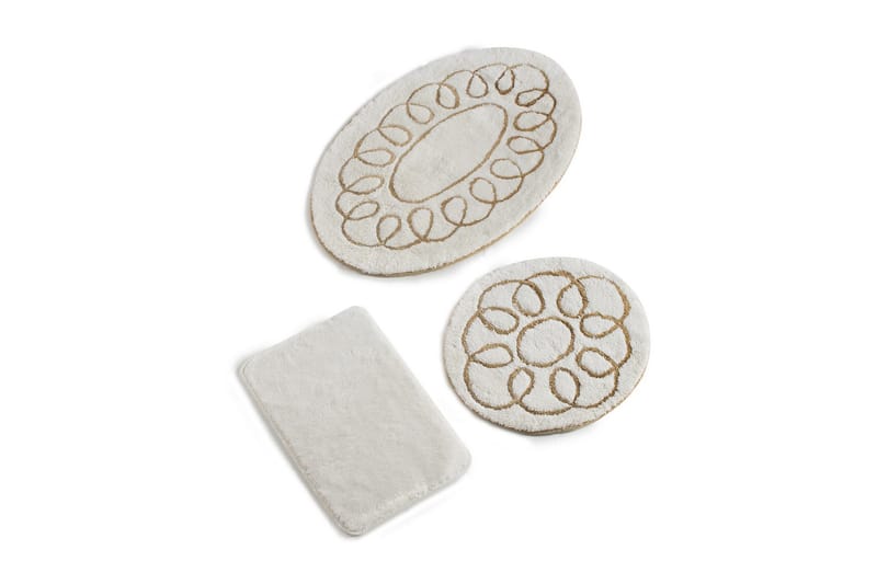 Chilai Home by Alessia Badematte Sett med 3 - Multi - Tekstiler - Tepper & Matter - Baderomsmatte