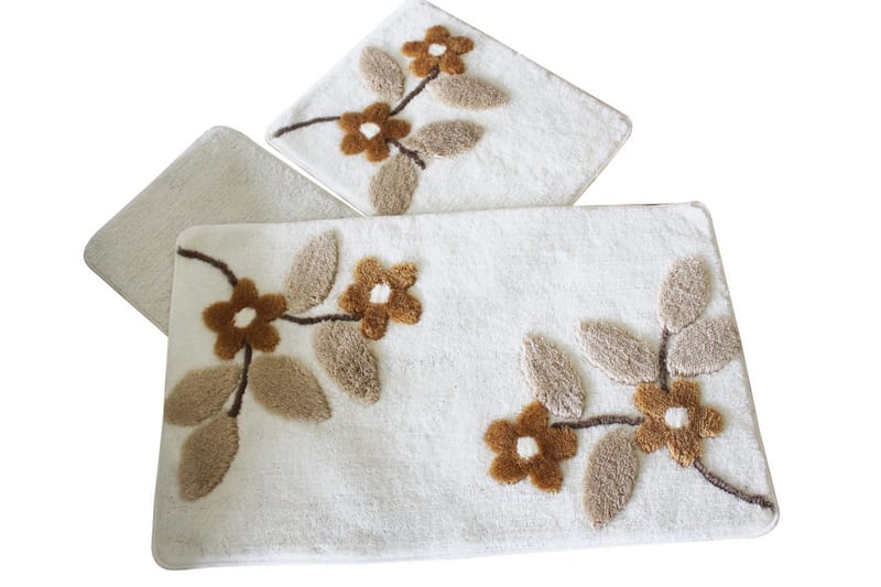 Chilai Home by Alessia Badematte Sett med 3 - Multi - Tekstiler - Tepper & Matter - Baderomsmatte