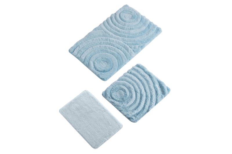 Chilai Home by Alessia Badematte Sett med 3 - Multi - Tekstiler - Tepper & Matter - Baderomsmatte
