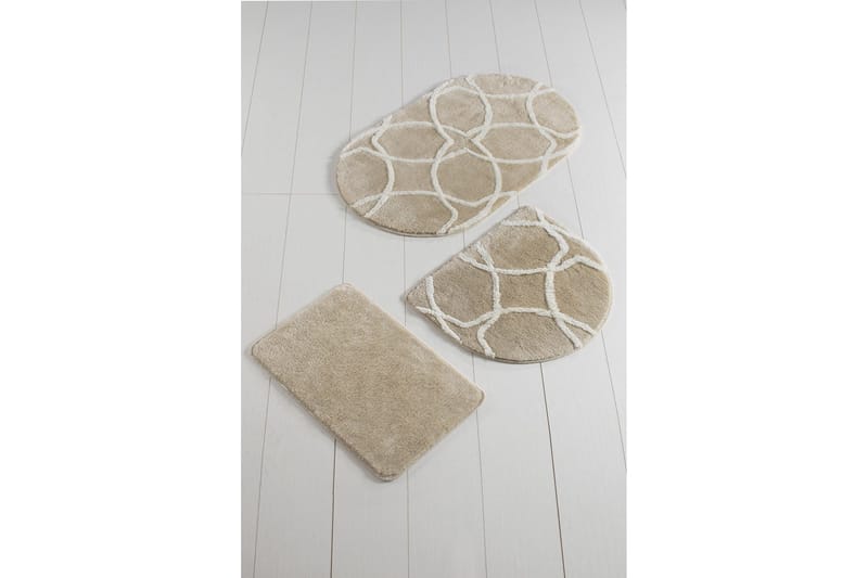 Chilai Home by Alessia Badematte Sett med 3 - Multi - Tekstiler - Tepper & Matter - Baderomsmatte