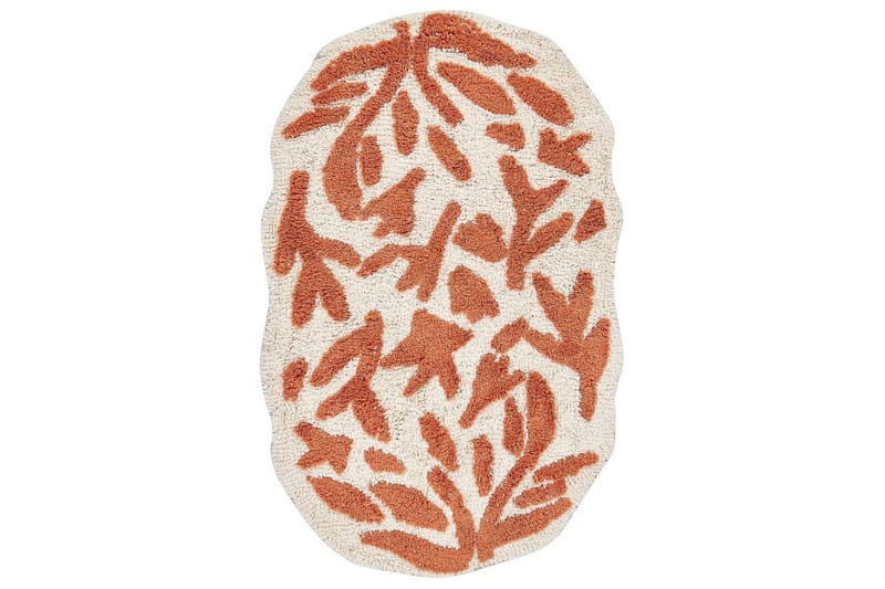 Baderomsmatte Derik, Beige, Oransje