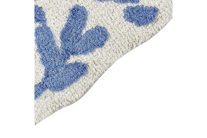 Baderomsmatte Derik - Blå, Hvit - Tekstiler - Tepper & Matter - Baderomsmatte