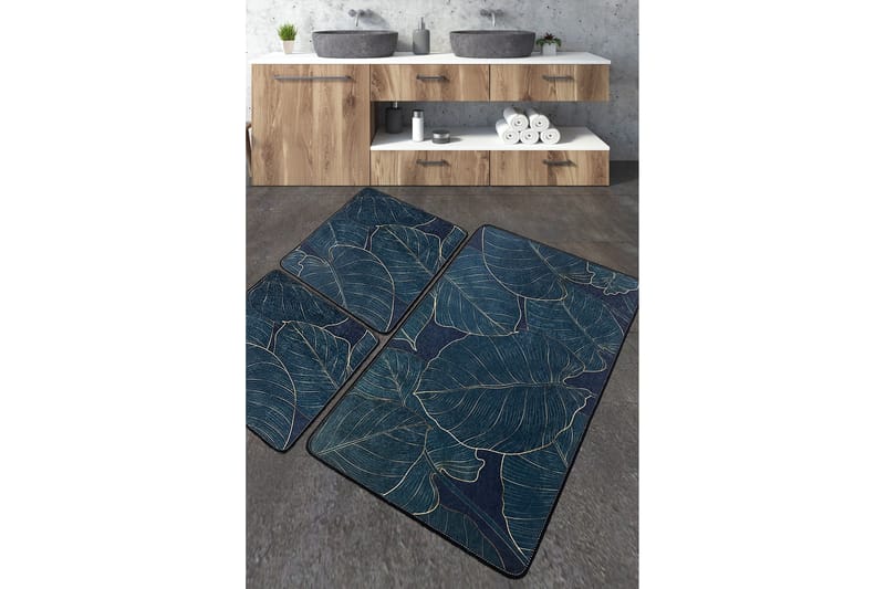 Jamad Baderomsmatte 60x100 cm Rektangulær, Flerfarget