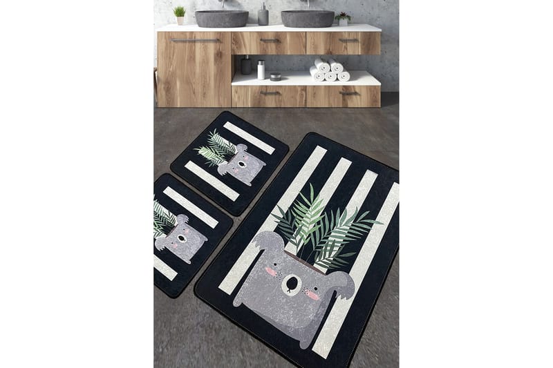 Jang Baderomsmatte 60x100 cm Rektangulær, Flerfarget