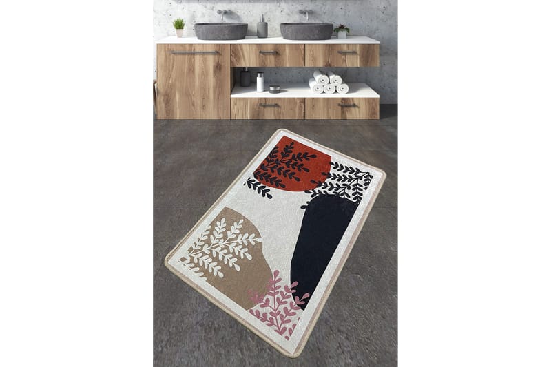 Jangir Baderomsmatte 70x120 cm Rektangulær, Flerfarget