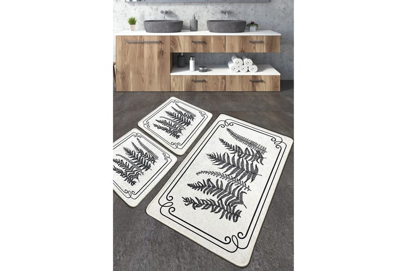 Kashiwa Baderomsmatte 60x100 cm Rektangulær, Flerfarget