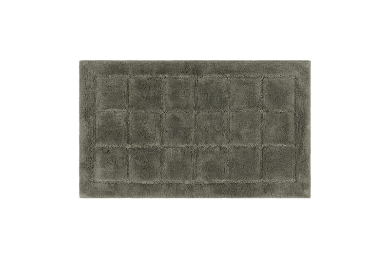 Baderomsmatte Kvadrat - 70x120 cm, Smaragdgrønn - Tekstiler - Tepper & Matter - Baderomsmatte