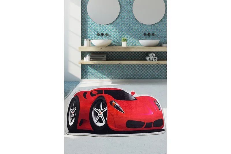 Navneet Baderomsmatte 80x150 cm Rektangulær - Flerfarget - Tekstiler - Tepper & Matter - Baderomsmatte