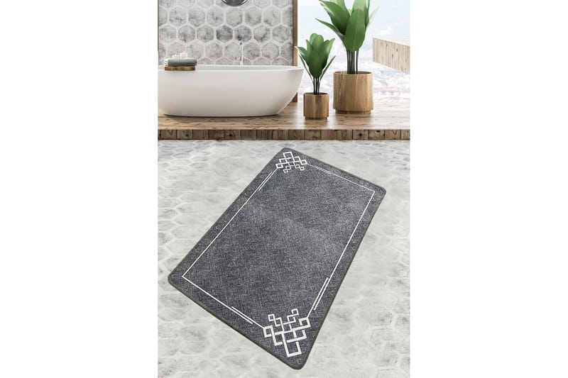 Nihal Baderomsmatte 70x120 cm Rektangulær, Flerfarget