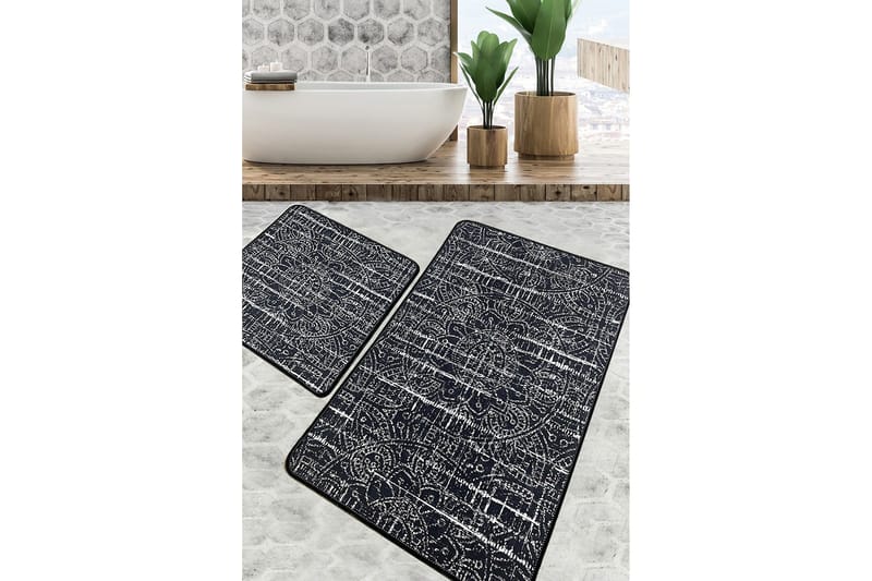 Nikkam Baderomsmatte 60x100 cm Rektangulær, Flerfarget