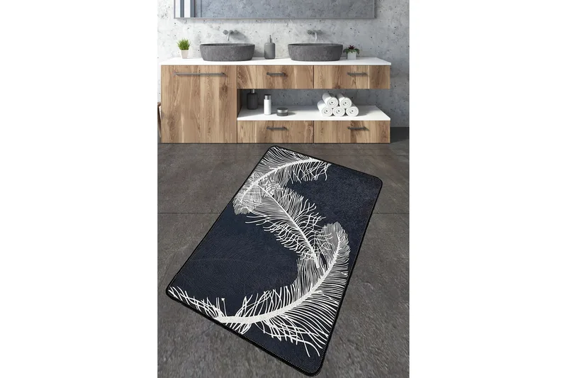 Nilesh Baderomsmatte 70x120 cm Rektangulær, Flerfarget