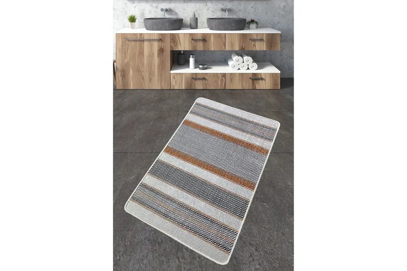 Nimbolkar Baderomsmatte 70x120 cm Rektangulær, Flerfarget