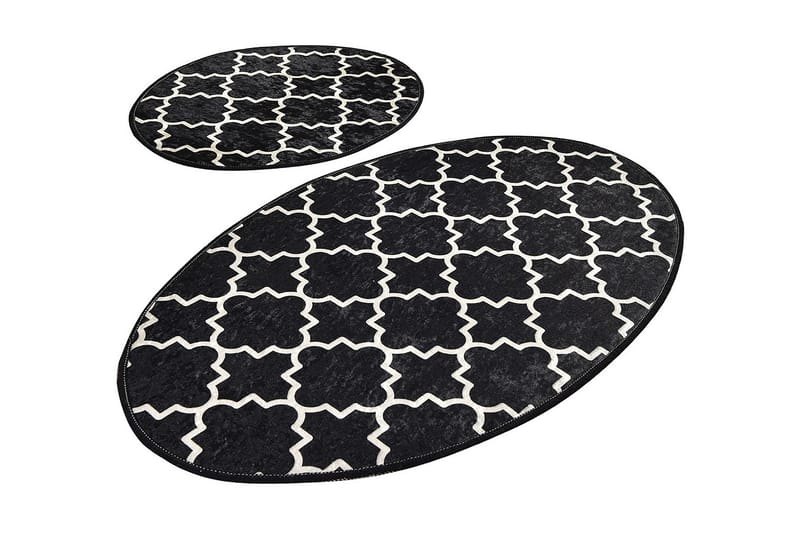 Niyanna Badematte 2-pk - Flerfarget - Tekstiler - Tepper & Matter - Baderomsmatte