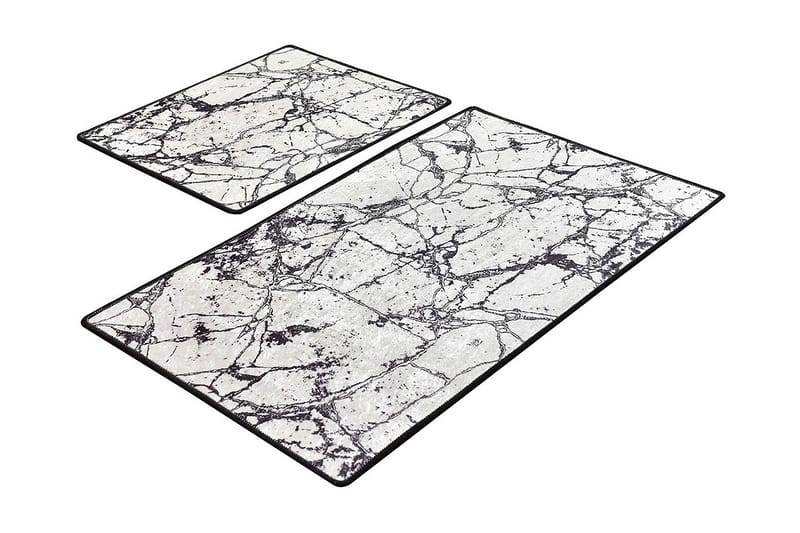 Niyanna Badematte 2-pk - Flerfarget - Tekstiler - Tepper & Matter - Baderomsmatte