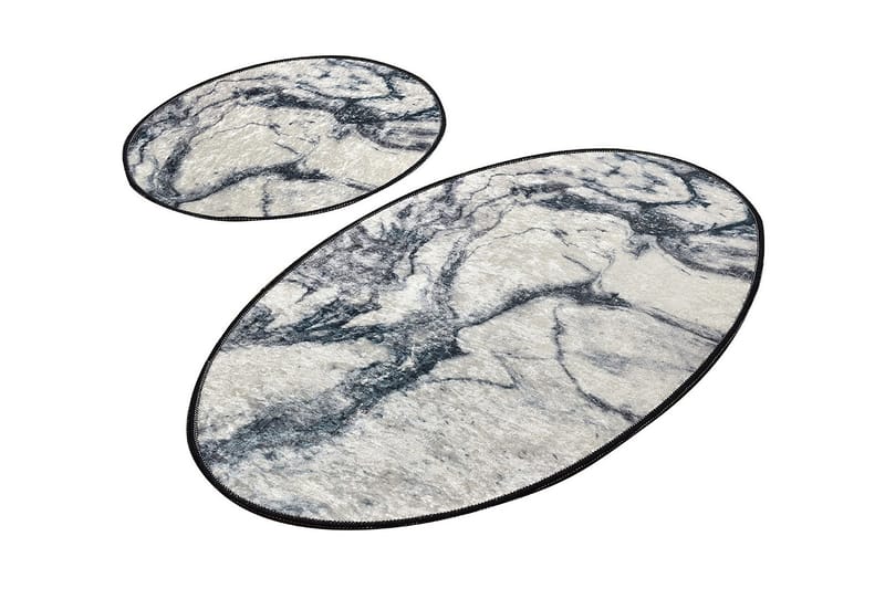 Niyanna Badematte 2-pk - Flerfarget - Tekstiler - Tepper & Matter - Baderomsmatte