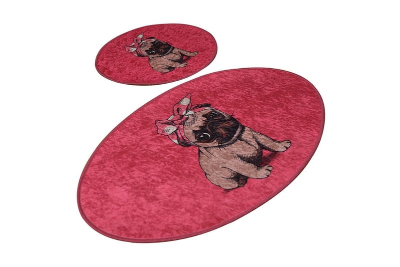 Niyanna Badematte 2-pk - Flerfarget - Tekstiler - Tepper & Matter - Baderomsmatte