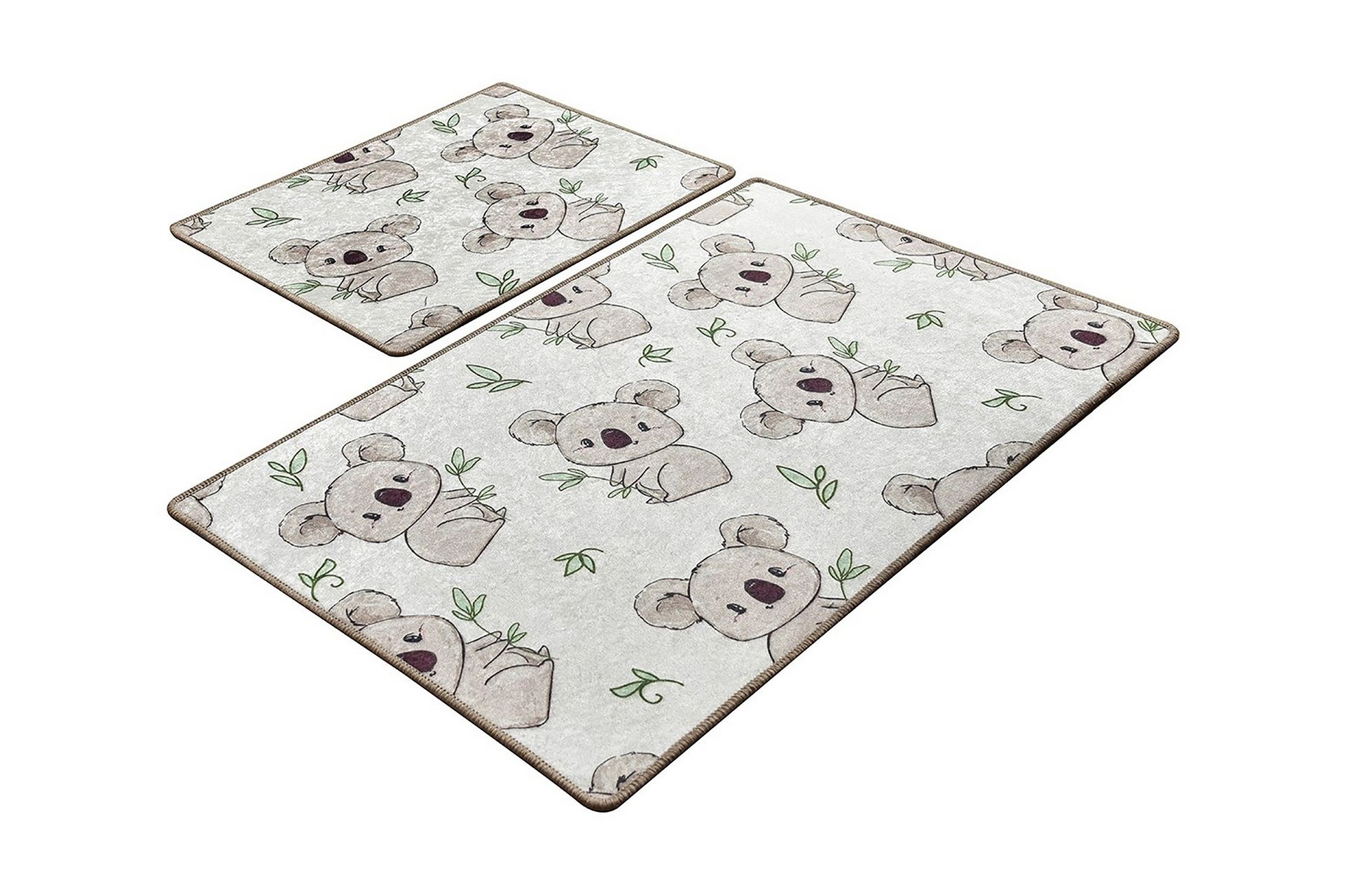 Niyanna Badematte 2-pk - Flerfarget - Tekstiler - Tepper & Matter - Baderomsmatte