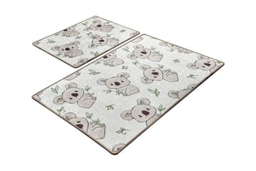 Niyanna Badematte 2-pk - Flerfarget - Tekstiler - Tepper & Matter - Baderomsmatte