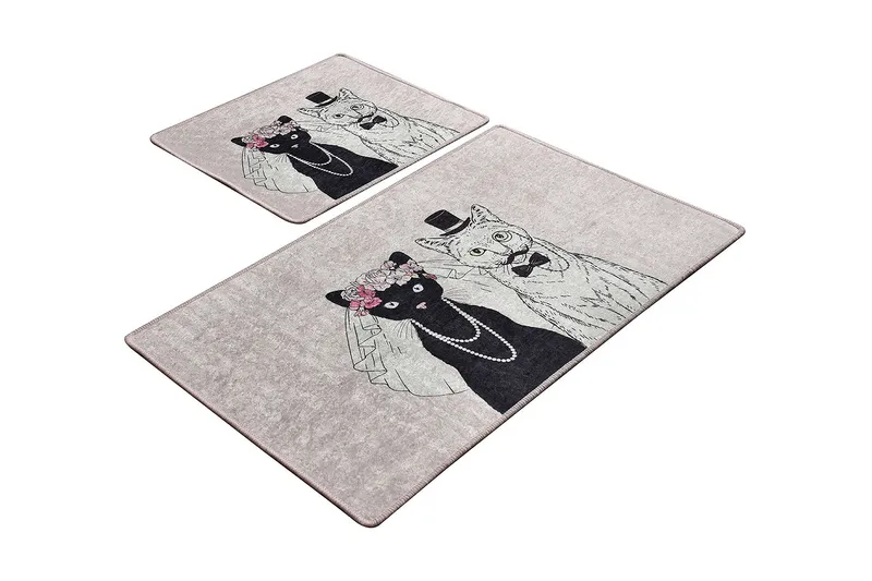 Niyanna Badematte 2-pk, Flerfarget