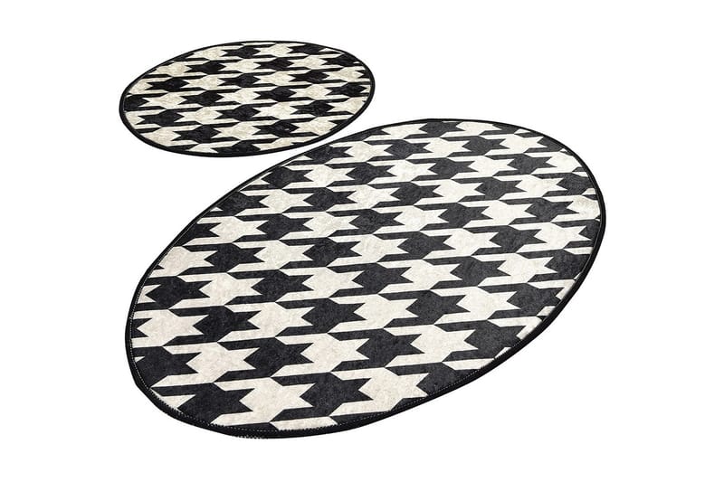 Niyanna Badematte 2-pk - Flerfarget - Tekstiler - Tepper & Matter - Baderomsmatte