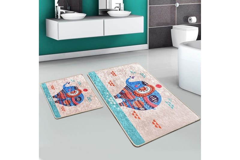 Niyanna Badematte 2-pk, Flerfarget