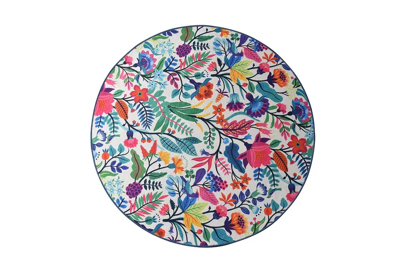 Niyanna Badematte - Flerfarget - Tekstiler - Tepper & Matter - Baderomsmatte