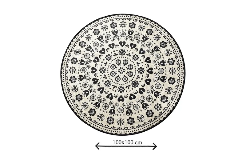 Niyanna Badematte - Flerfarget - Tekstiler - Tepper & Matter - Baderomsmatte