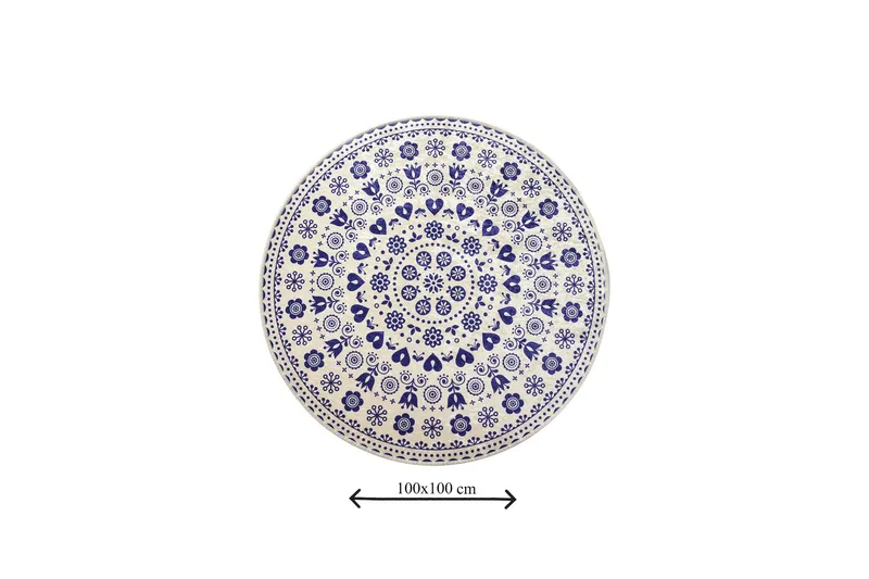 Niyanna Badematte - Flerfarget - Tekstiler - Tepper & Matter - Baderomsmatte