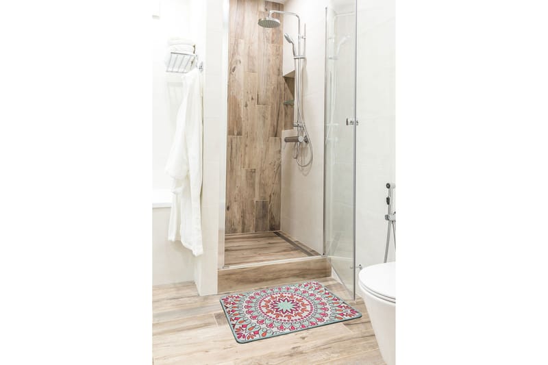 Niyanna Badematte - Flerfarget - Tekstiler - Tepper & Matter - Baderomsmatte