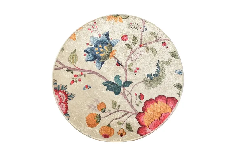 Niyanna Badematte - Flerfarget - Tekstiler - Tepper & Matter - Baderomsmatte