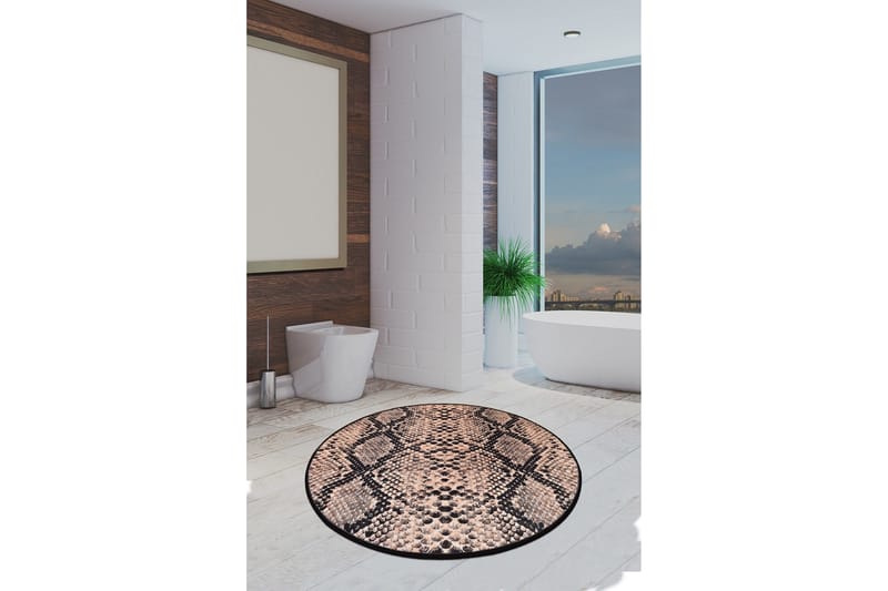 Niyanna Badematte - Flerfarget - Tekstiler - Tepper & Matter - Baderomsmatte