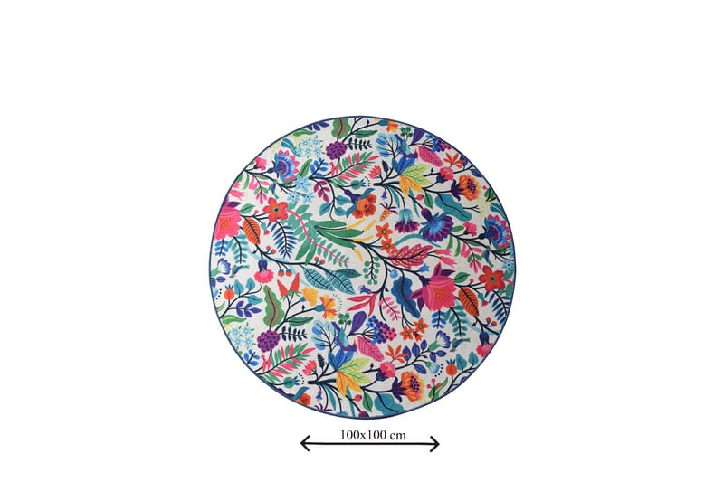 Niyanna Badematte - Flerfarget - Tekstiler - Tepper & Matter - Baderomsmatte