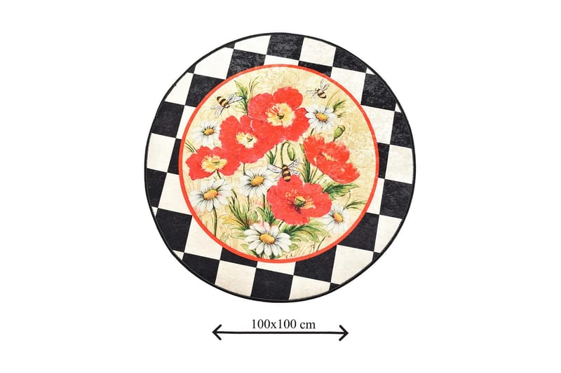 Niyanna Badematte - Flerfarget - Tekstiler - Tepper & Matter - Baderomsmatte