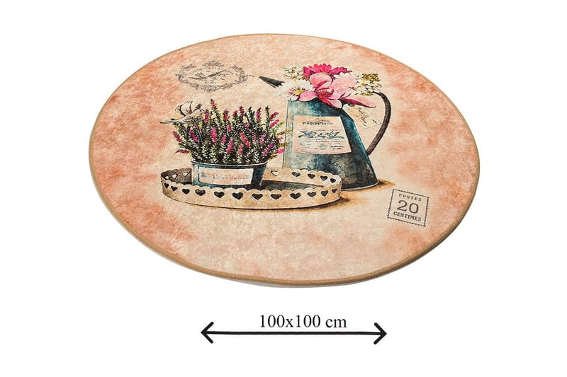 Niyanna Badematte - Flerfarget - Tekstiler - Tepper & Matter - Baderomsmatte