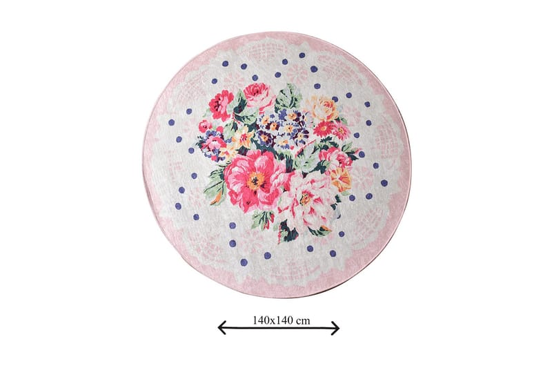 Niyanna Badematte - Flerfarget - Tekstiler - Tepper & Matter - Baderomsmatte