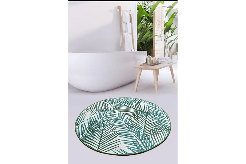 Niyanna Badematte - Flerfarget - Tekstiler - Tepper & Matter - Baderomsmatte