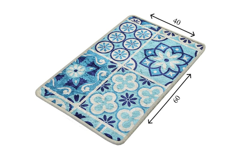 Niyanna Badematte - Flerfarget - Tekstiler - Tepper & Matter - Baderomsmatte