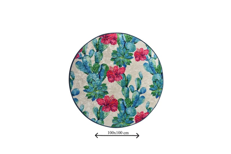 Niyanna Badematte - Flerfarget - Tekstiler - Tepper & Matter - Baderomsmatte