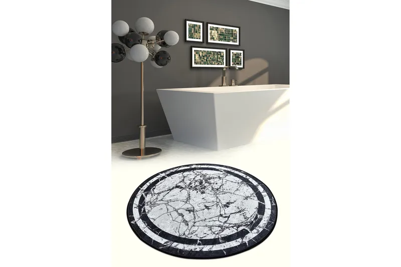 Niyanna Badematte - Flerfarget - Tekstiler - Tepper & Matter - Baderomsmatte