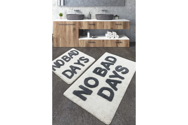 Nurbi Baderomsmatte 60x100 cm Rektangulær - Flerfarget - Tekstiler - Tepper & Matter - Baderomsmatte