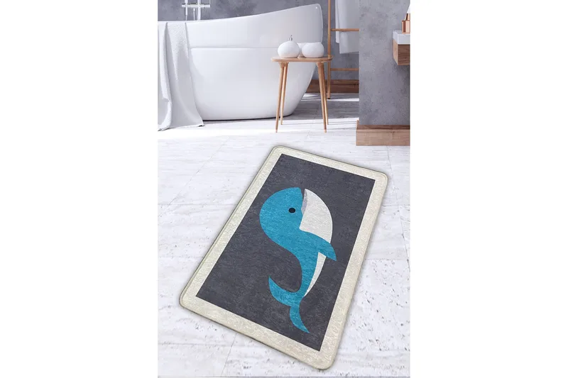 Nusrant Baderomsmatte 70x120 cm Rektangulær, Flerfarget