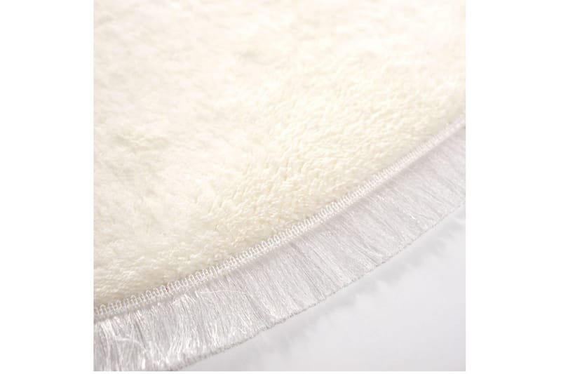 Palak Baderomsmatte 65x115 cm Rektangulær - Creme - Tekstiler - Tepper & Matter - Baderomsmatte