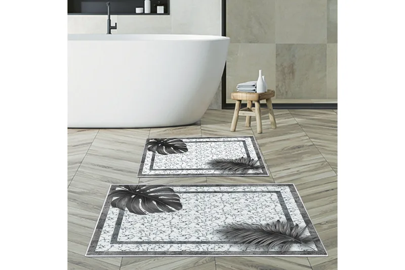 Pampa Baderomsmatte 60x150 cm Rektangulær, Flerfarget