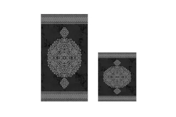 Panchu Baderomsmatte 60x150 cm Rektangulær - Svart - Tekstiler - Tepper & Matter - Baderomsmatte