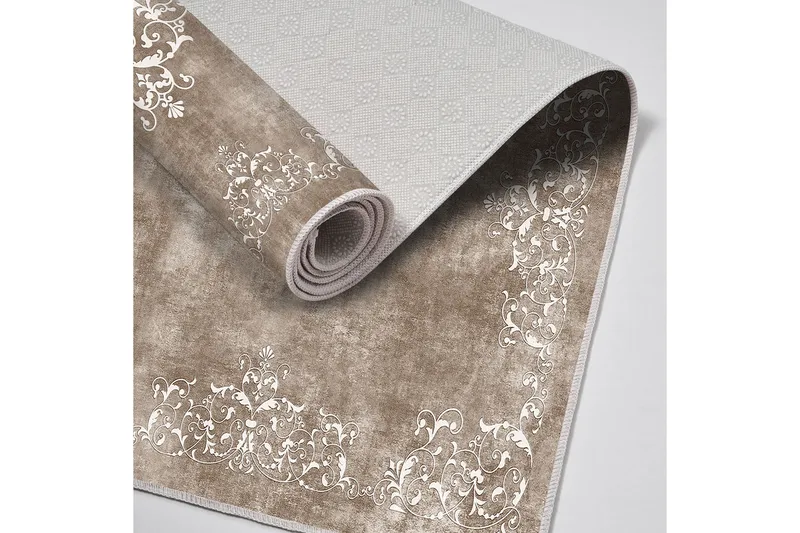 Panchuram Baderomsmatte 60x150 cm Rektangulær - Beige - Tekstiler - Tepper & Matter - Baderomsmatte