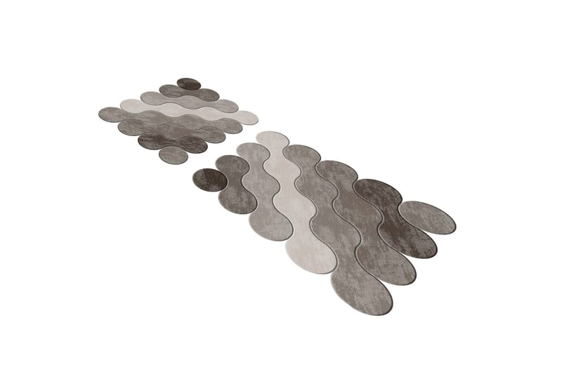 Paramdeep Baderomsmatte 60x100 cm Rektangulær - Brun - Tekstiler - Tepper & Matter - Baderomsmatte