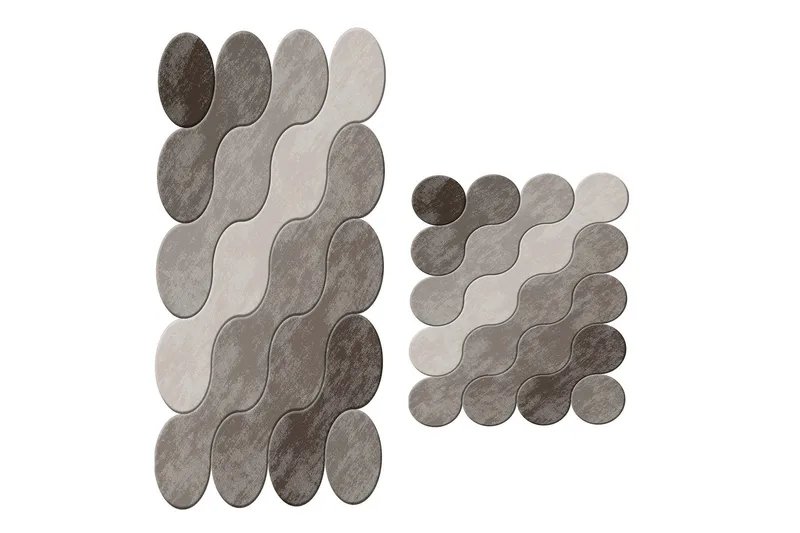 Paramdeep Baderomsmatte 60x100 cm Rektangulær - Brun - Tekstiler - Tepper & Matter - Baderomsmatte