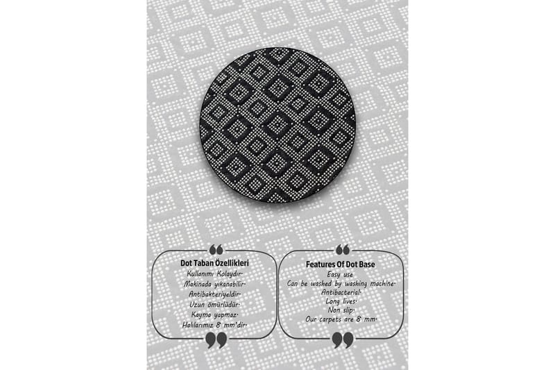 Pariti Baderomsmatte 80 cm Rund - Flerfarget - Tekstiler - Tepper & Matter - Baderomsmatte